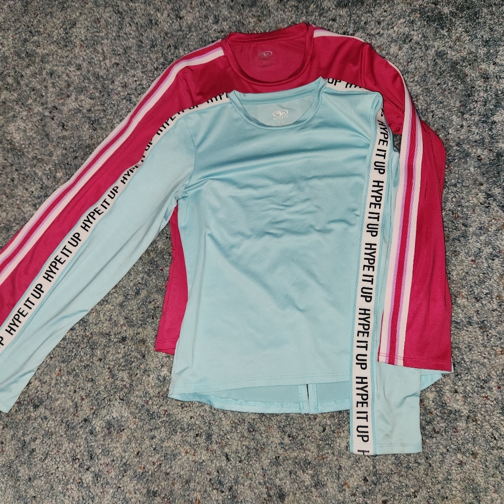 Athletic works long sleeve girls shirt 7/8